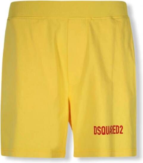 Dsquared2 Casual Shorts Geel Heren
