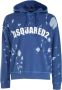 Dsquared2 Oversized Sweater in Clear Blue met Distressed Details Blue Heren - Thumbnail 1
