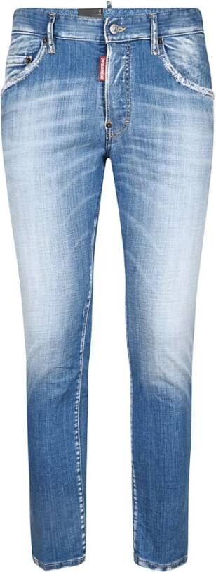 Dsquared2 Clear Blue Slim-fit Jeans Blauw Heren