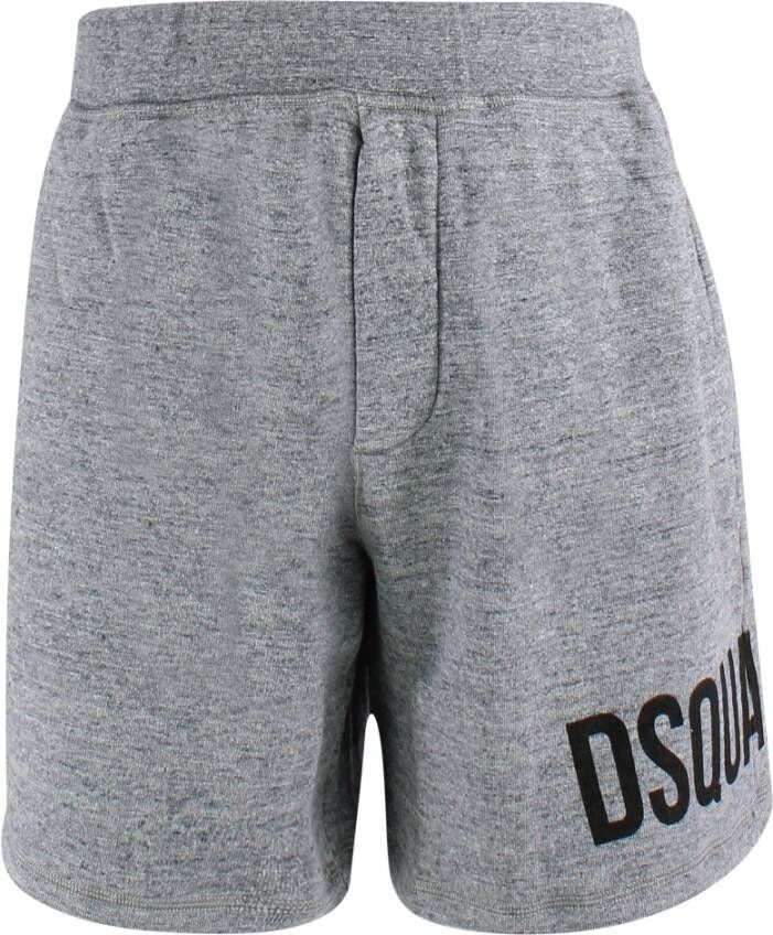Dsquared2 Comfortabele en stijlvolle heren shorts Grijs Heren
