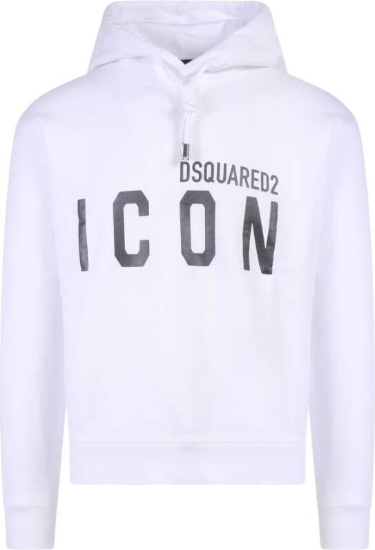 Dsquared2 Comfortabele stijlvolle herenhoodie Wit Heren