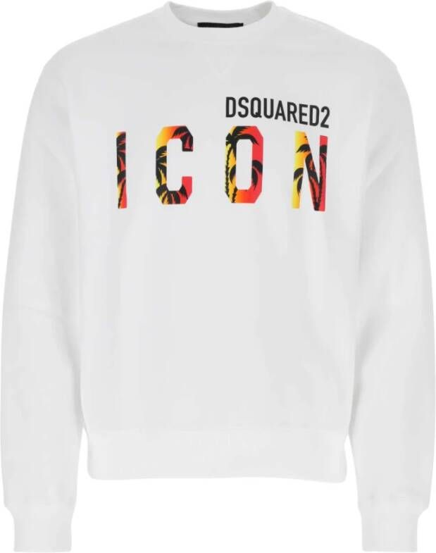 Dsquared2 Comfortabele stijlvolle sweatshirt voor heren White Heren