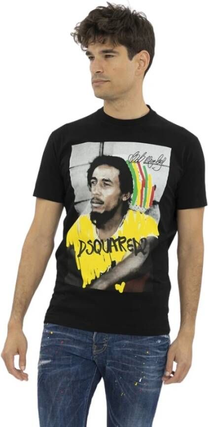 Dsquared2 Cool Fit Heren T-shirt Zwart Heren
