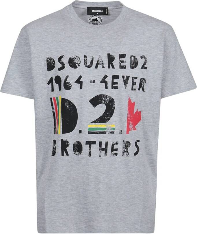 Dsquared2 Cool FIT T-Shirt Grijs Heren