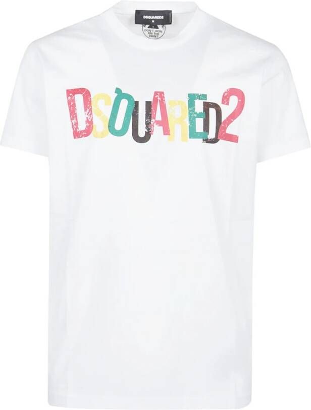 Dsquared2 Cool FIT T-Shirt Wit Heren