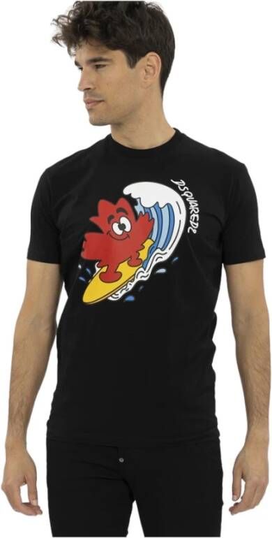 Dsquared2 Cool Fit T-Shirt Zwart Heren
