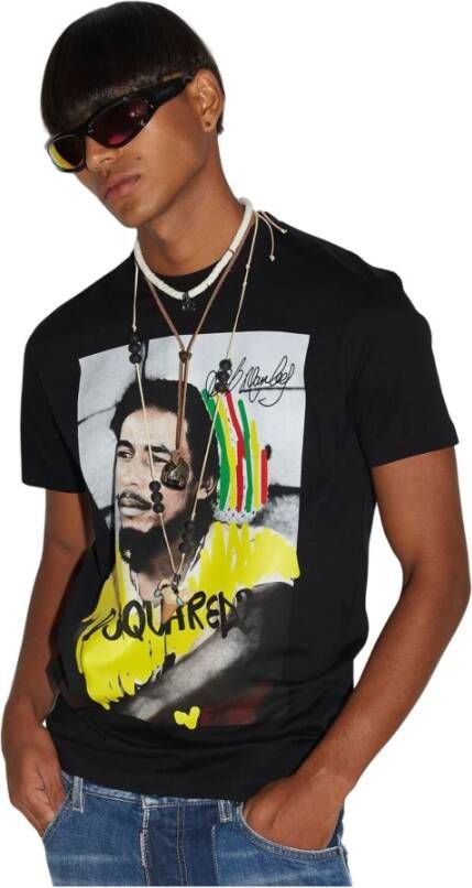 Dsquared2 Cool fit t-shirt Zwart Heren