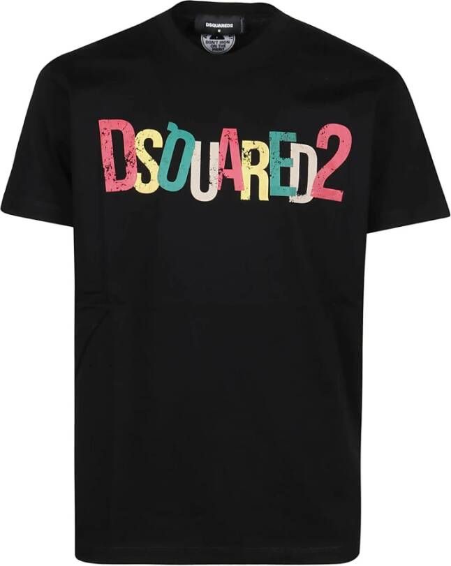 Dsquared2 Cool FIT T-Shirt Zwart Heren