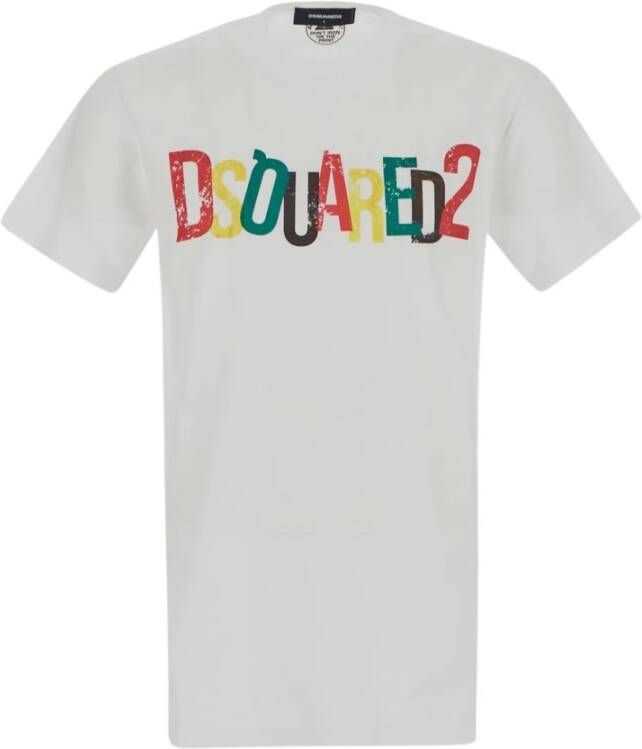 Dsquared2 Cool Fit Tee Wit Heren