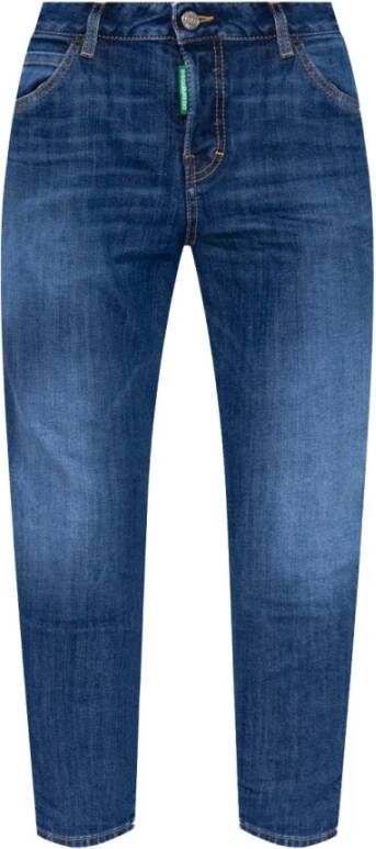 Dsquared2 Cool Girl Cropped jeans Blauw Dames