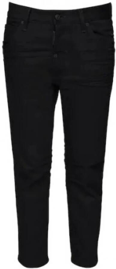 Dsquared2 Cool Girl Cropped Zwarte Jeans Zwart Heren
