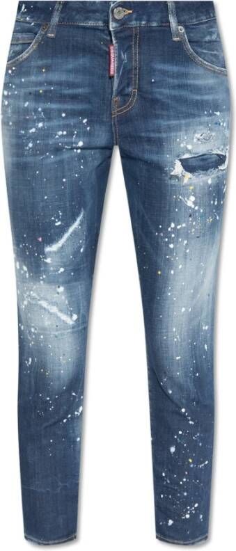 Dsquared2 Cool Girl Geknipte jeans Blauw Dames