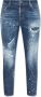 Dsquared2 Cool Girl Cropped Blauwe Jeans Blauw Dames - Thumbnail 1