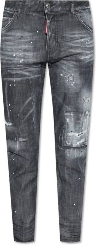 Dsquared2 Zwarte Slim-Fit Jeans voor elke gelegenheid Black