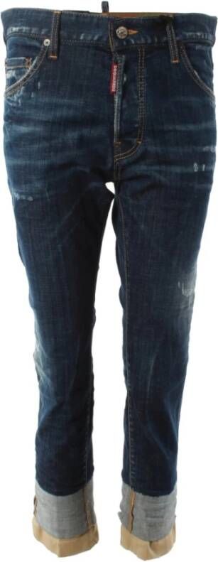 Dsquared2 Cool Guy Cropped Jeans Blauw Blue Heren