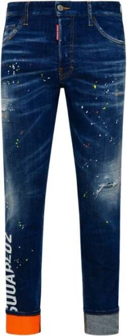 Dsquared2 Slim-Fit Cool Guy Jeans Blue Heren