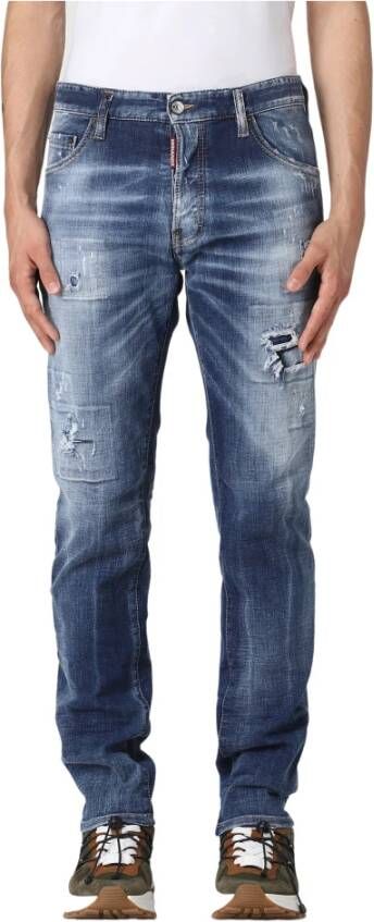 Dsquared2 Cool Guy Loose-fit Jeans Blauw Heren