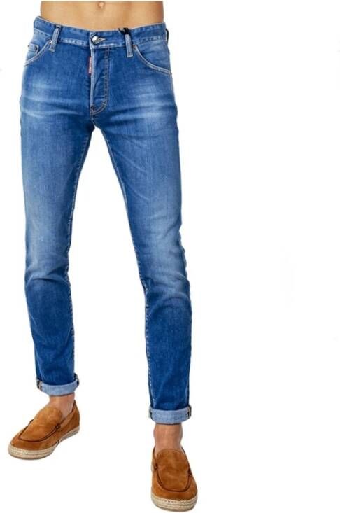 Dsquared2 Cool Guy Slim-fit Denim Jeans Blauw Heren
