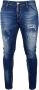 Dsquared2 Cool Guy Slim-Fit Faded Jeans Blauw Heren - Thumbnail 1