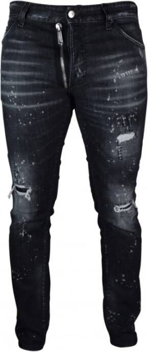 Dsquared2 Cool Guy Slim-Fit Zwarte Jeans Zwart Heren