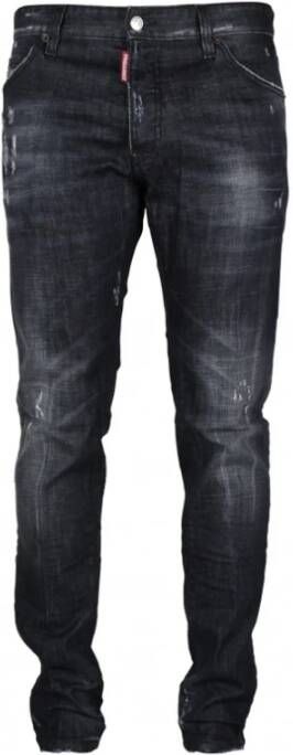 Dsquared2 Coole Guy Distressed jeans Zwart Heren