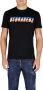 Dsquared2 Glitter Logo Zwart Katoenen T-Shirt Black Heren - Thumbnail 1