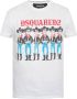 Dsquared2 Wit Katoenen T-Shirt Gemaakt in Italië White Heren - Thumbnail 1