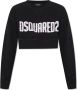 Dsquared2 Zwarte Crewneck Sweatshirt voor Dames Zwart Dames - Thumbnail 3