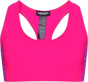 Dsquared2 Cropped top Roze Dames