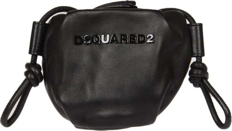 Dsquared2 Crossbody bags Logo Crossbody Bag Soft Leather in zwart