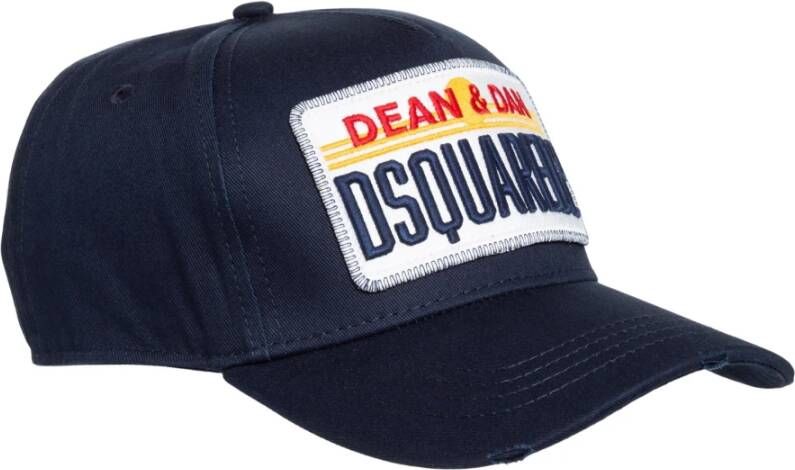 Dsquared2 D2 Hat Blauw Heren