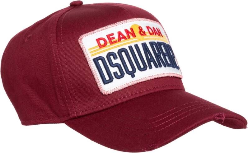 Dsquared2 D2 Hat Rood Heren