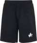 Dsquared2 d2 leaf jersey shorts Zwart Heren - Thumbnail 1