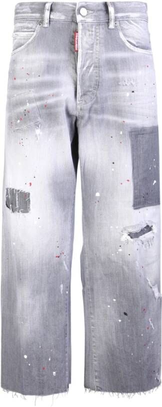 Dsquared2 D2 SurFun L.A jeans Grijs Dames