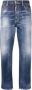 Dsquared2 Dames Straight Leg Denim Jeans Blauw Dames - Thumbnail 1