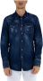 Dsquared2 Versleten Denim Overhemd Blue Heren - Thumbnail 3