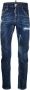 Dsquared2 Distressed Skinny-Cut Jeans Indigo Blauw Blue - Thumbnail 2