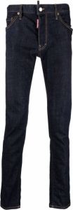 Dsquared2 Donkere Rinse Wash Slim Fit Jeans Blauw Heren