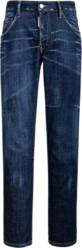 Dsquared2 Donkere Schone Was Skater Jeans Blauw Heren