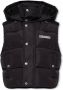Dsquared2 Zwarte Gewatteerde Gilet met Capuchon Black Dames - Thumbnail 1