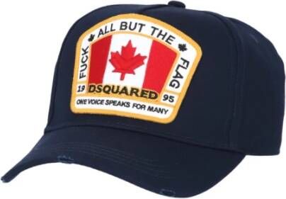 Dsquared2 Caps Blauw Heren