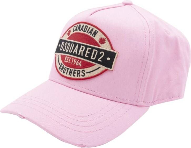 Dsquared2 Baseball Cap Roze Heren