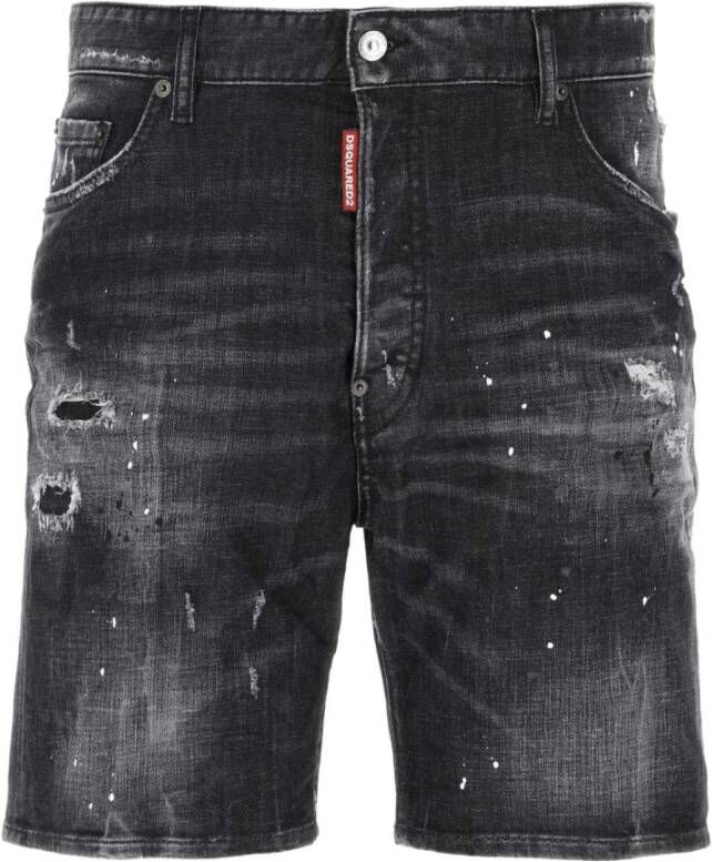 Dsquared2 Korte spijkerbroek Zwart Heren