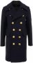 Dsquared2 Klassieke Double-Breasted Jas Blue Heren - Thumbnail 1