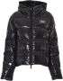 Dsquared2 Zwarte Logo Patch Donsjas Black Dames - Thumbnail 1