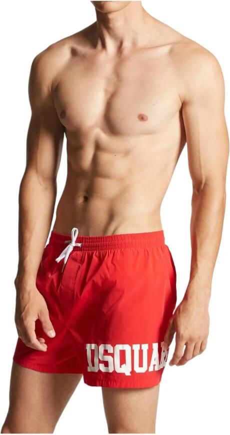 Dsquared2 Rode zee grafische zwembroek Red Heren - Foto 2