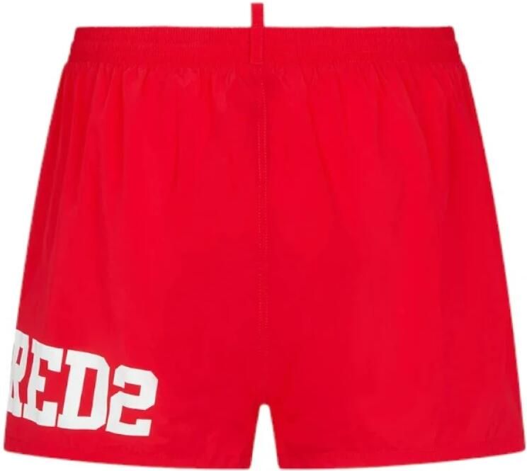 Dsquared2 Rode zee grafische zwembroek Red Heren
