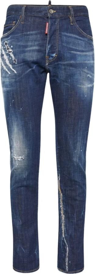 Dsquared2 Blauwe Jeans Herfst Winter Collectie Blue Heren - Foto 7