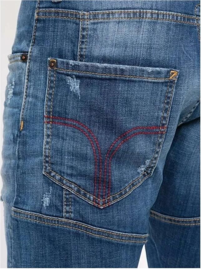 Dsquared2 Blauwe Slim Fit Ripped Jeans Blue Heren - Foto 2