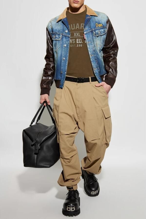 Dsquared2 Jas gemaakt van gecombineerde materialen Blue Heren - Foto 4
